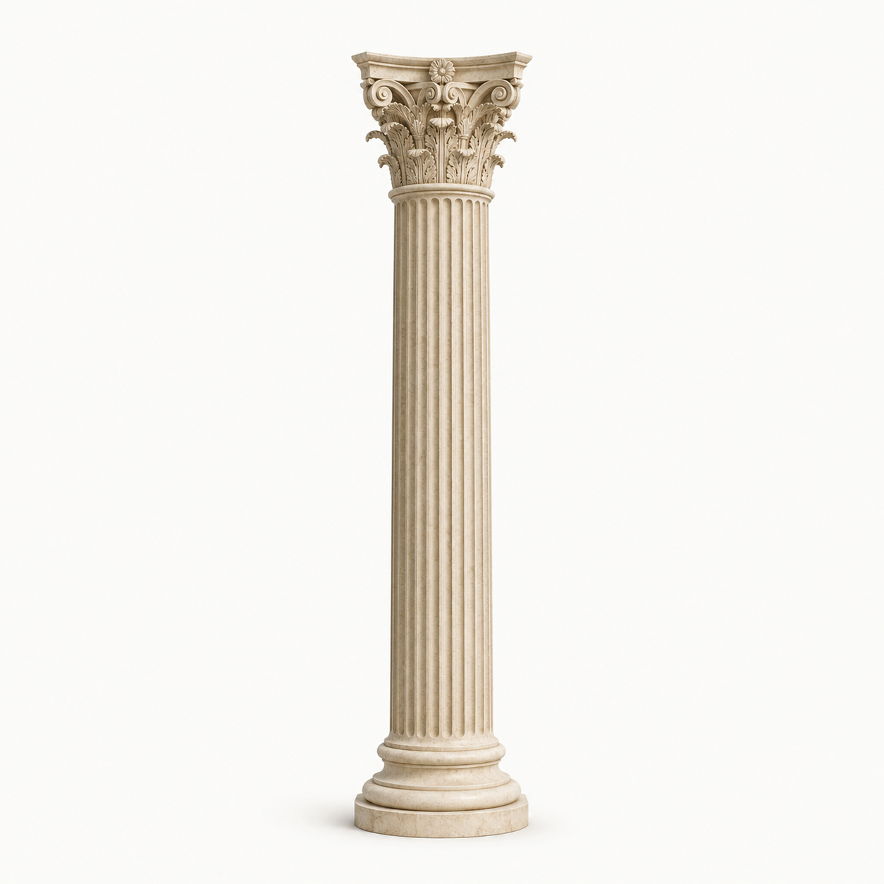 Klassik ustun 3D modeli